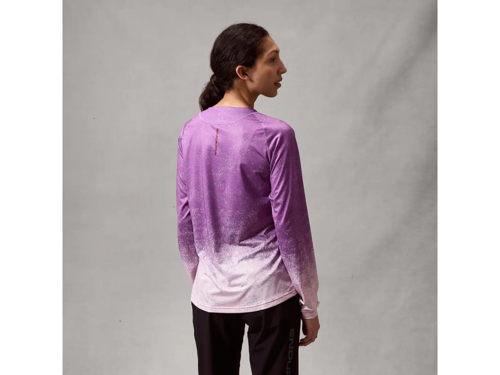 Endura SingleTrack women's jersey long sleeve Purple