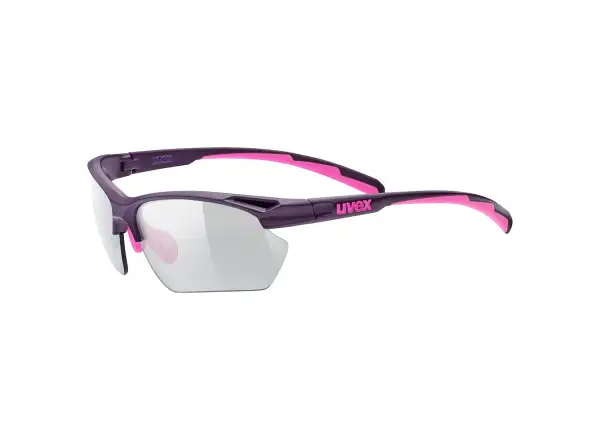 Uvex Sportstyle 802 small vario glasses purple/pink matte