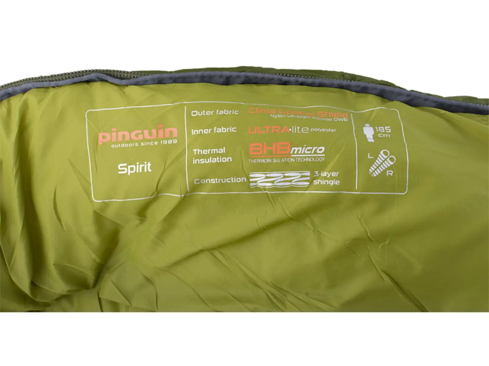 Pinguin Spirit CCS sleeping bag 195 cm blue