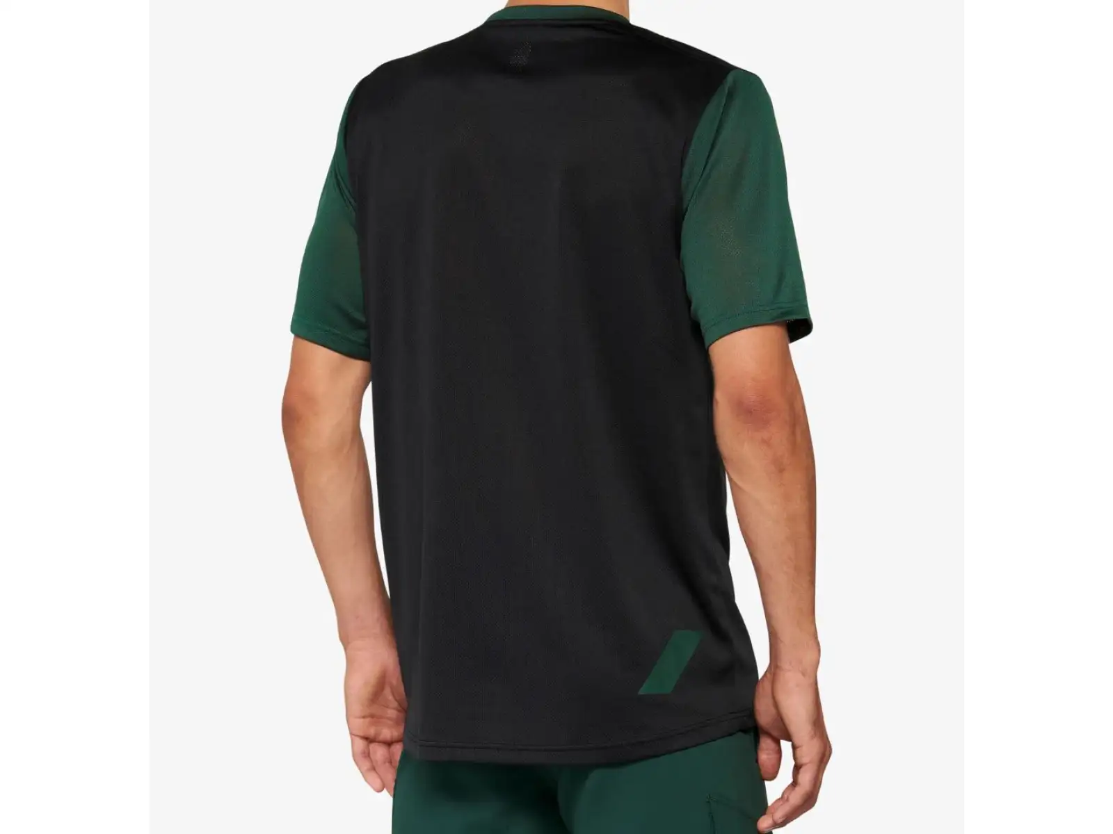 100% Ridecamp Short Sleeve Jersey Men Black/Forest Green