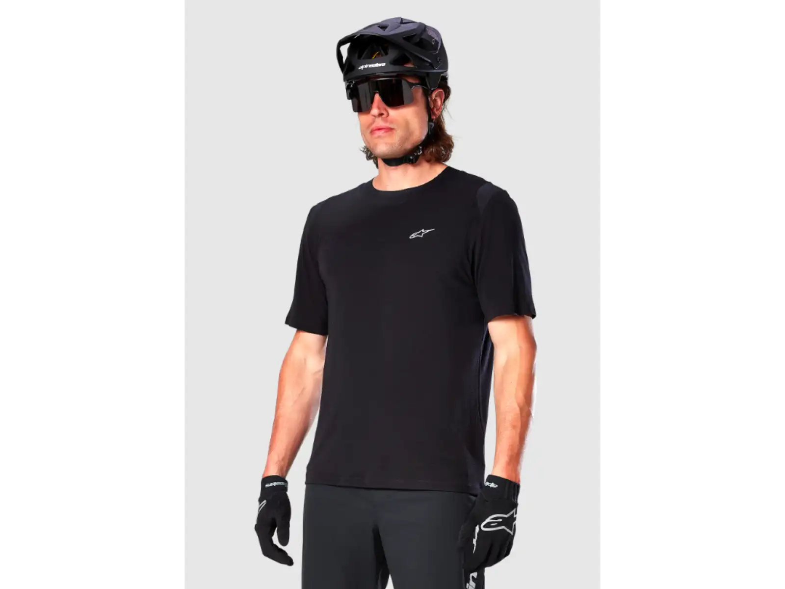 Alpinestars A-Dura Dri Wool men's jersey short sleeve Black