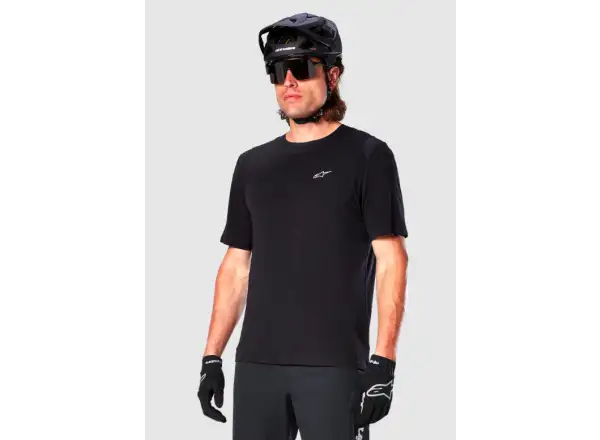 Alpinestars A-Dura Dri Wool men's jersey short sleeve Black