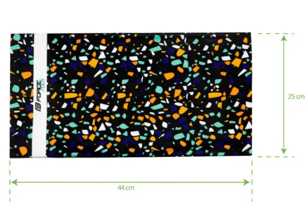 Force Rock scarf spring/autumn black/orange, size Uni