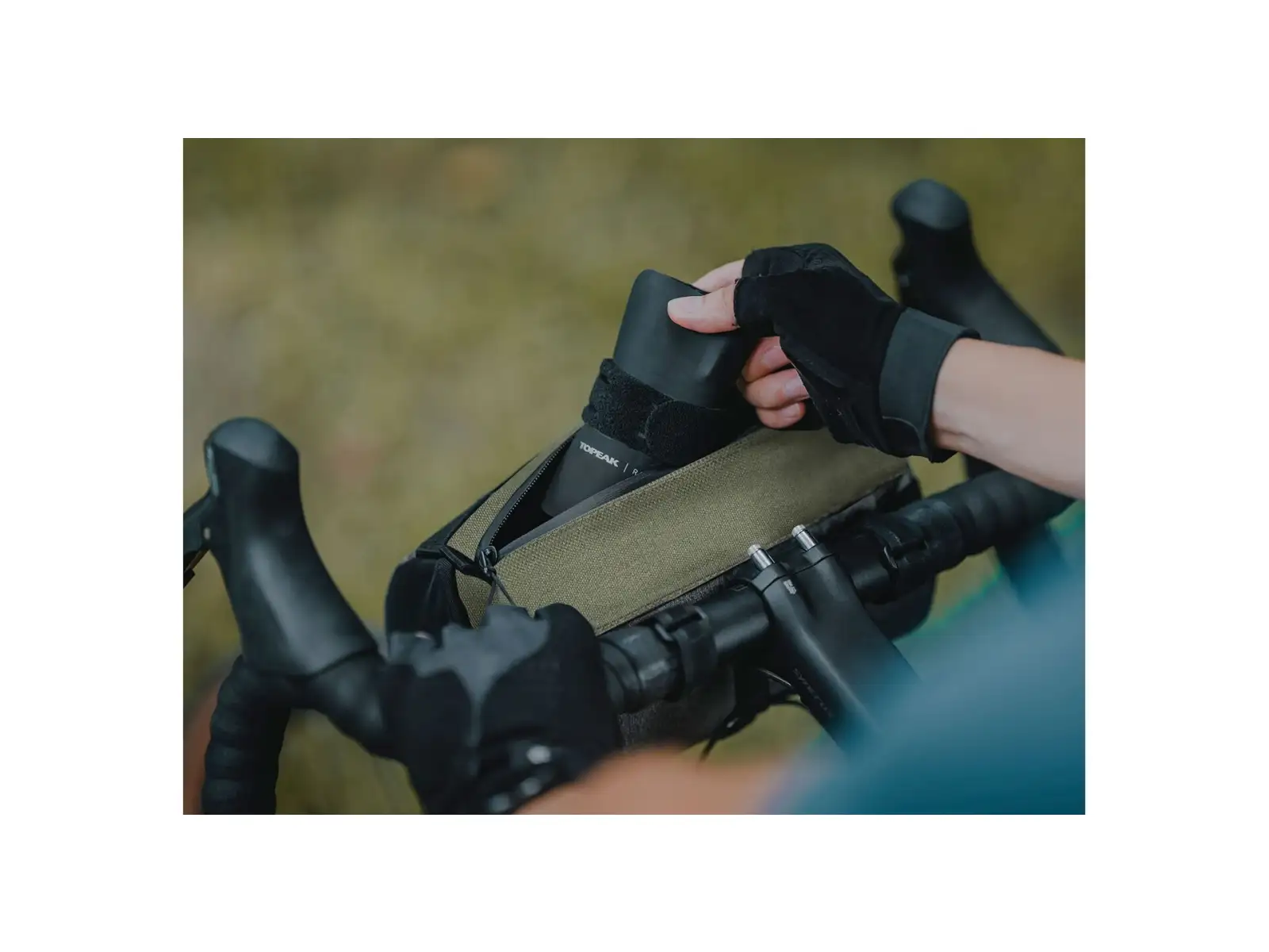 Topeak Tubular BarBag handlebar bag Green