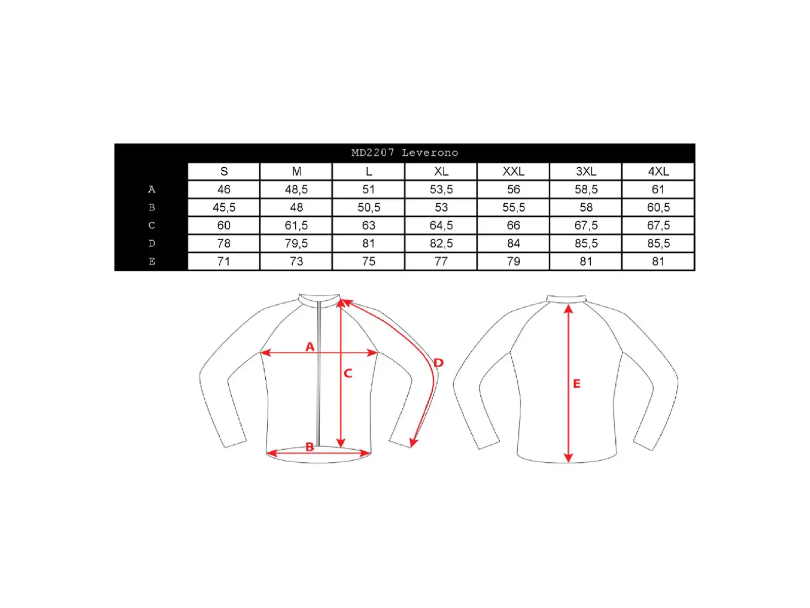 Silvini Leverono men's jersey long sleeve Black/Gold