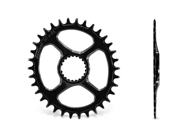 Garbaruk Oval MTB chainring Shimano Silver 34T
