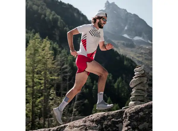 Sidas Run Anatomic Crew running socks white