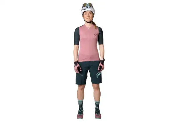 Dynafit Ride Light 1/2 zip women's jersey short sleeve Mokarosa