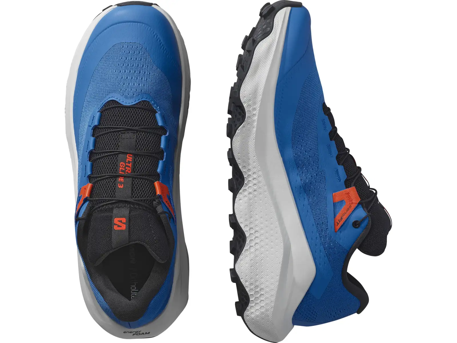 Salomon Ultra Glide 3 men's running shoes French Blue/Lunar Rock/Cherry Tomato