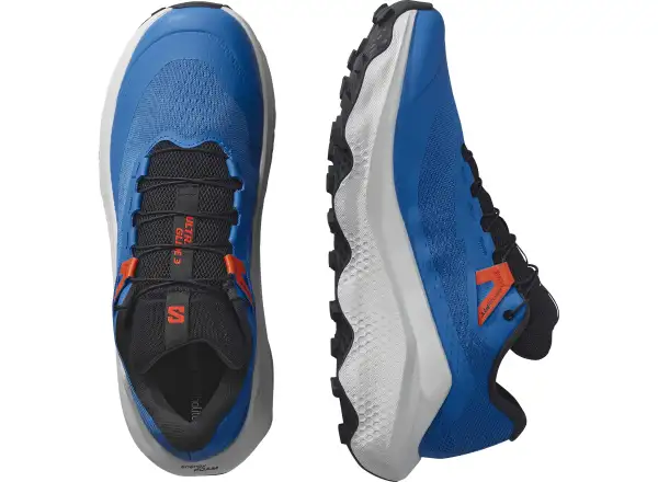 Salomon Ultra Glide 3 men's running shoes French Blue/Lunar Rock/Cherry Tomato