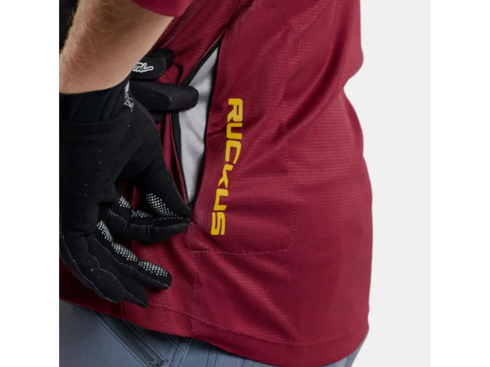 Troy Lee Designs Ruckus Spun men's jersey 3/4 sleeve Oxblood