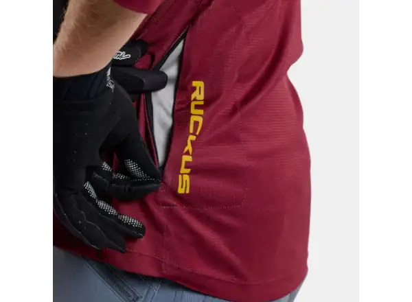 Troy Lee Designs Ruckus Spun men's jersey 3/4 sleeve Oxblood