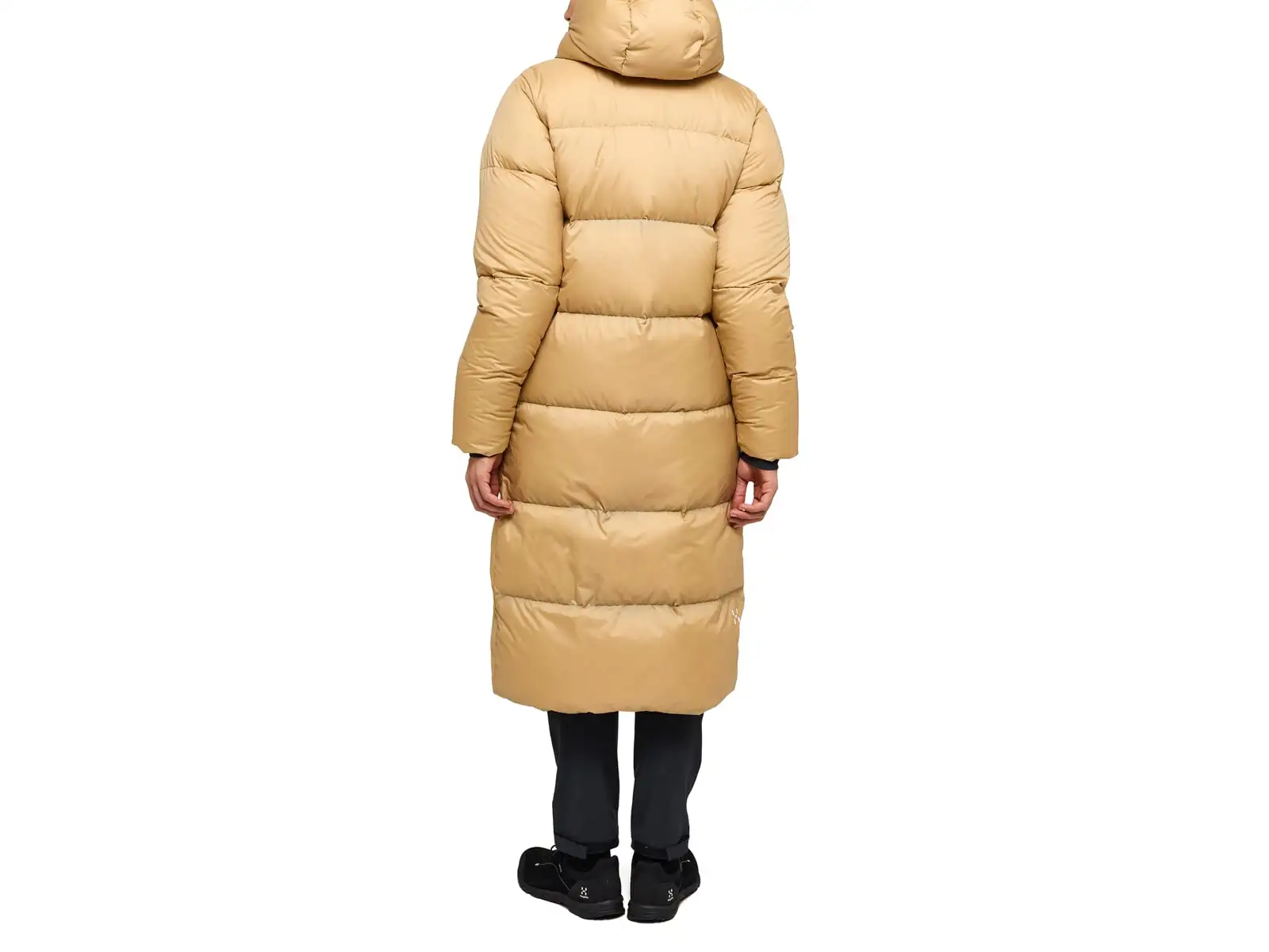 Haglöfs Long Down women's down coat beige