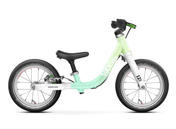 Woom GO 1 children's balance bike 12 Spearmint Crush Limited