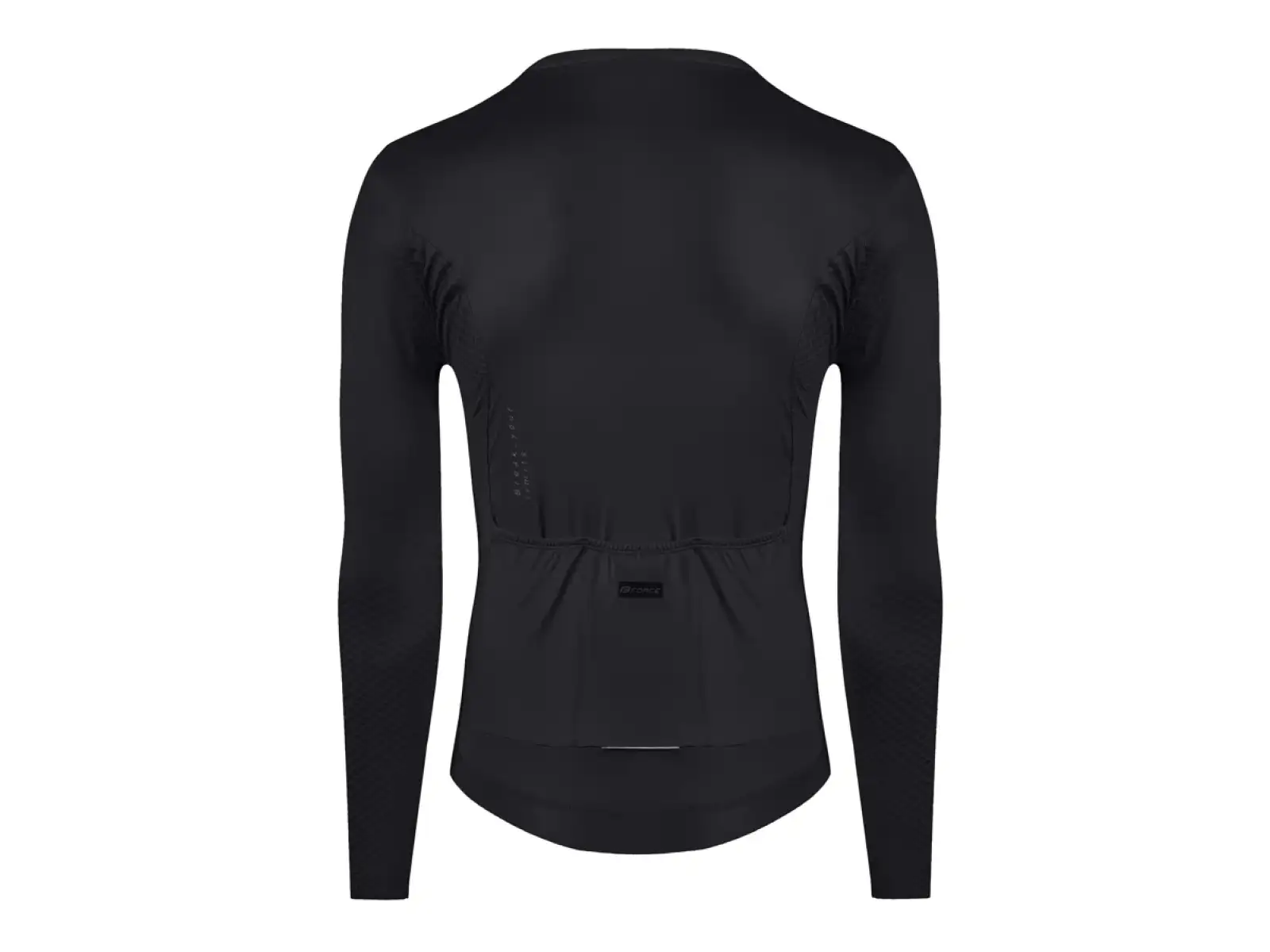 Force Plain men's long sleeve jersey black