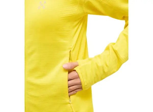 Haglöfs L.I.M Mid Multi Hood women's hoodie yellow