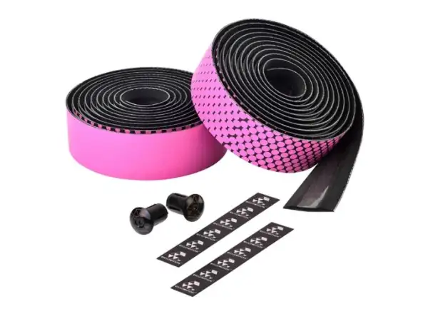 Ciclovation Advanced Leather Touch bar tape black/pink