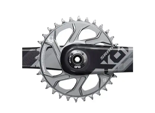 Sram Eagle X-sync 12-speed DM Chainring AXS 6 mm Offset 34 Teeth Titan Grey – TAKEN OFF A BIKE