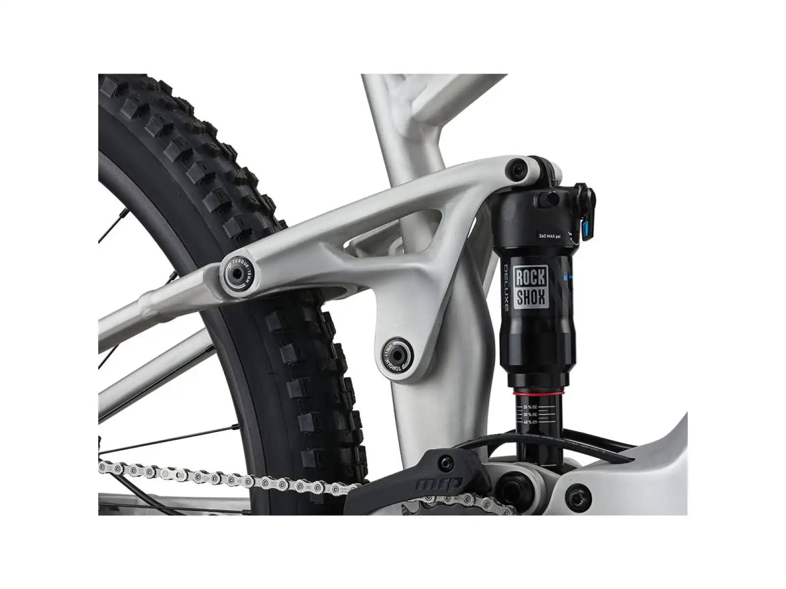 Giant Stance E+0 Pro electric mountain bike raw aluminum