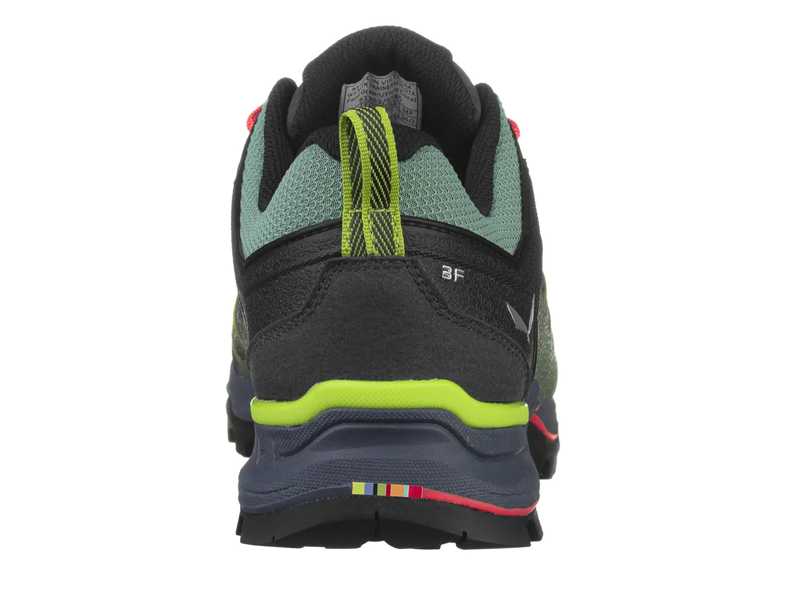 Salewa Mountain Trainer Lite GTX women's shoes Feld Green/Fluo Coral