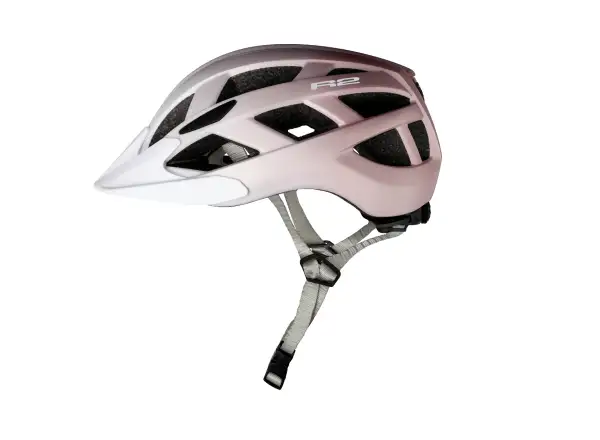 R2 Lumen cycling helmet white/powder pink