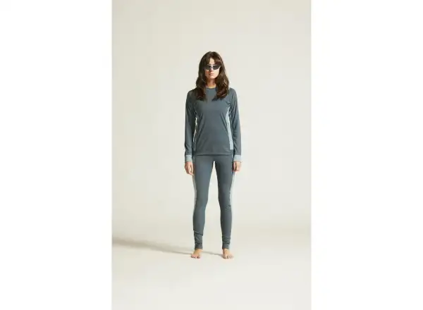 Craft Core Dry Baselayer women's set long sleeve shirt+pants blue