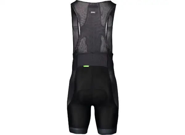POC MTB Air Layer Bib men's inner shorts with pad and suspenders Uranium Black