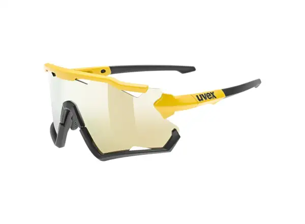 Uvex Sportstyle 228 cycling glasses Sunbee Black Mat/Mirror Yellow