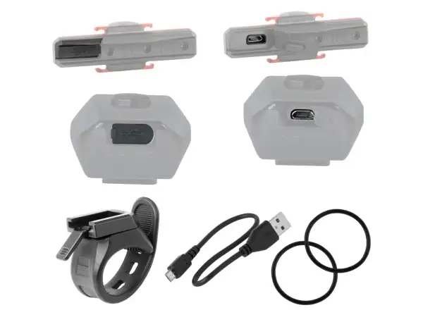 Force Glare set of lights front and rear USB