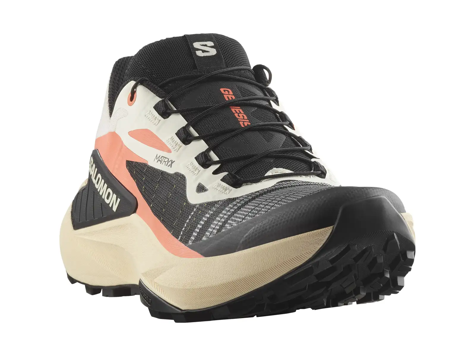 Salomon Genesis women's running shoes Fusion Coral/Tender Peach/Black