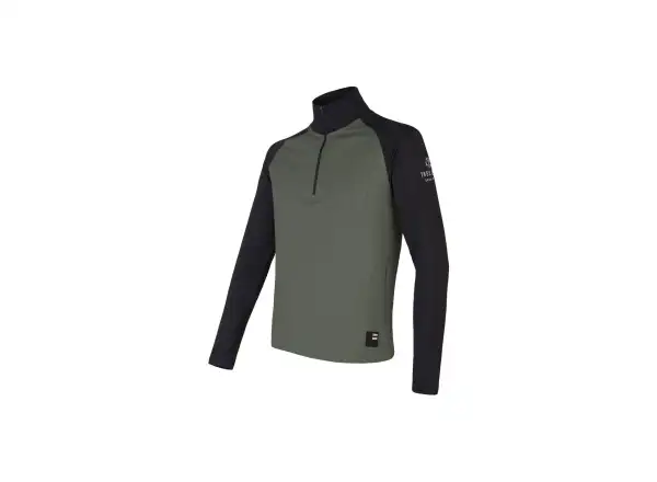 Sensor Coolmax Thermo men's sweatshirt Olive Green/black