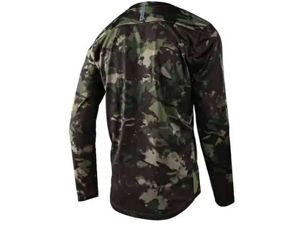 Troy Lee Designs Flowline men's jersey long sleeve Covert army green