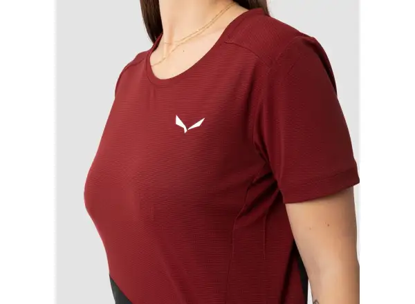 Salewa Puez Sporty Dry women's shirt short sleeve Black Out