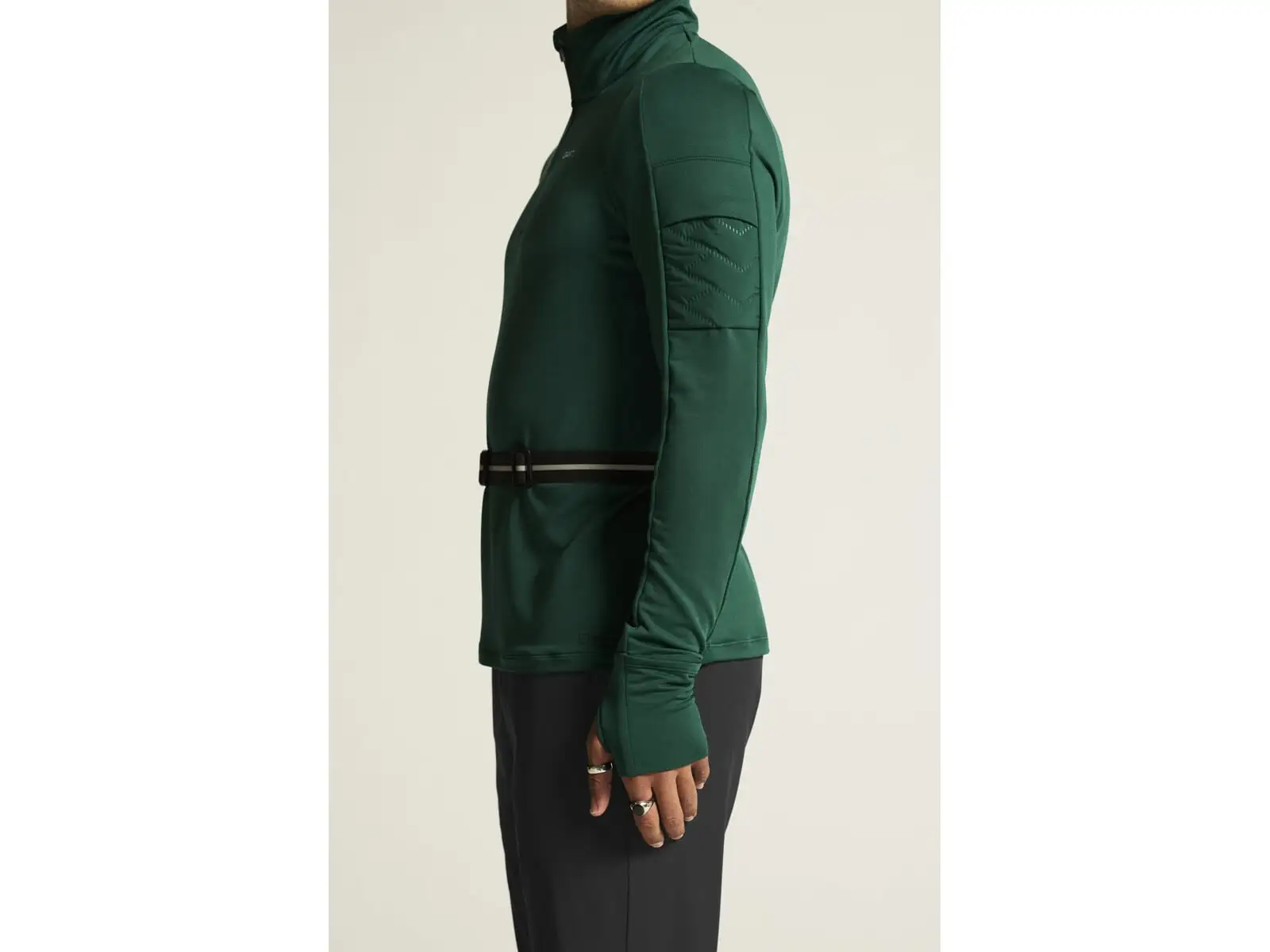 Craft ADV SubZ men's running shirt long sleeve green