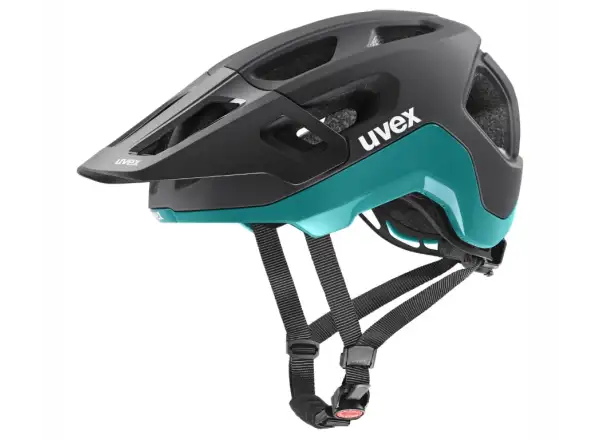Uvex React MTB helmet Black/Teal Matt