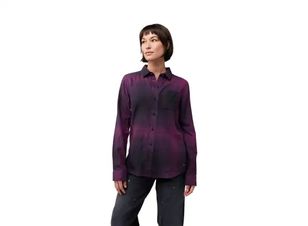 Fox Traildust Flannel women's shirt Sangria