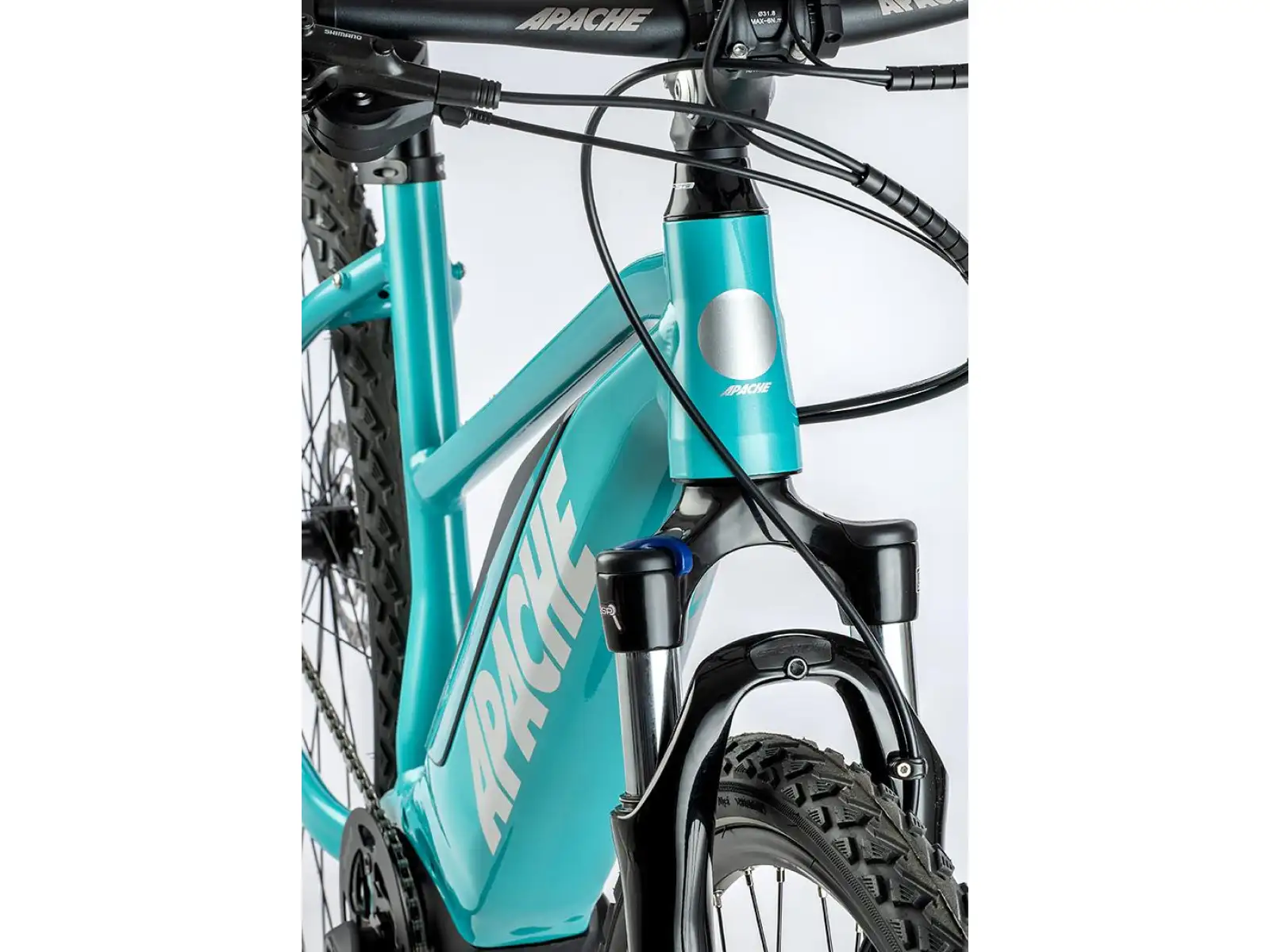 Apache Matta 1 Bosch Performance 500 turquoise cross women's e-bike