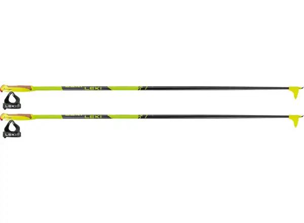 Leki PRC Junior cross-country poles neon yellow/black/light anthracite