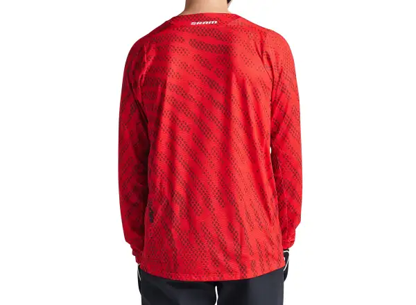 Troy Lee Designs Skyline Air SRAM men's jersey long sleeve Fiery Red