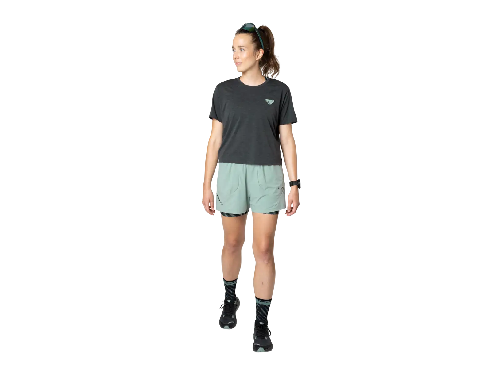 Dynafit Trail women's running T-shirt Black Out
