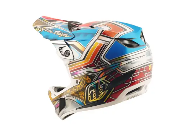 Troy Lee Designs D4 Carbon helmet Lowrider Blue