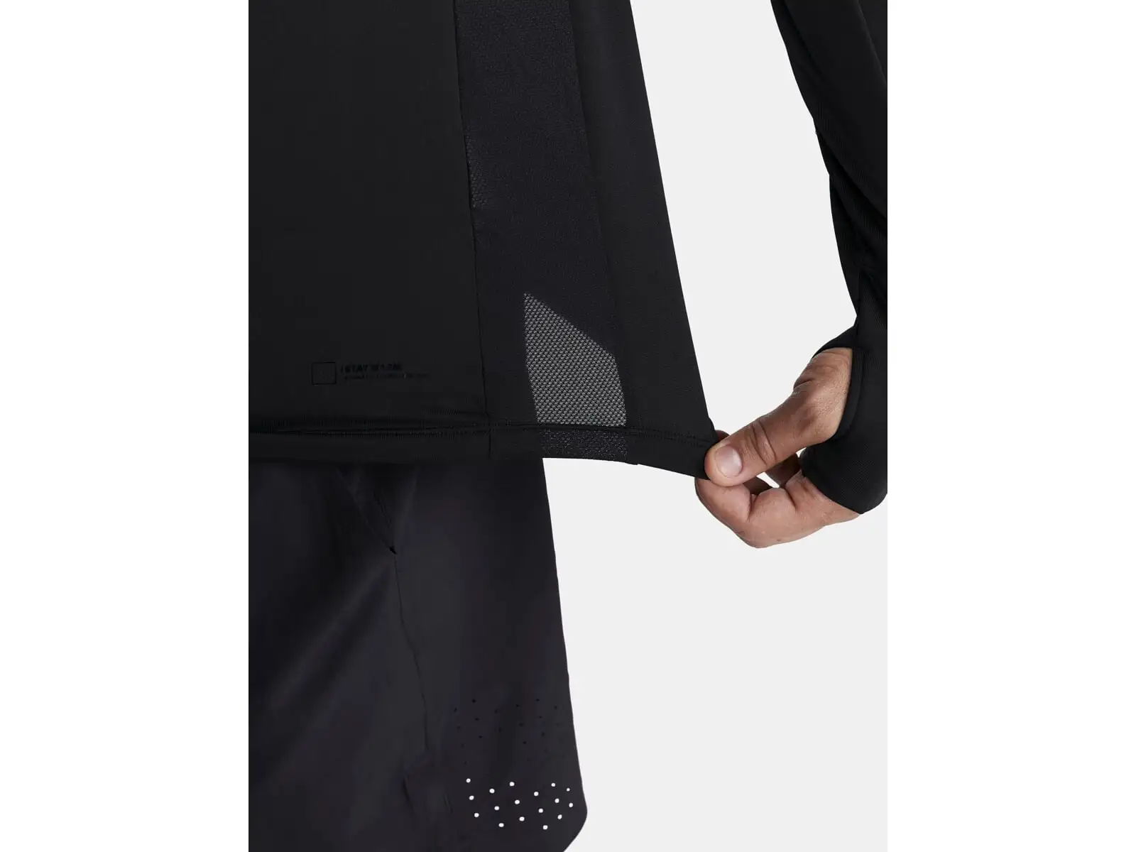 Craft ADV SubZ men's running shirt long sleeve black