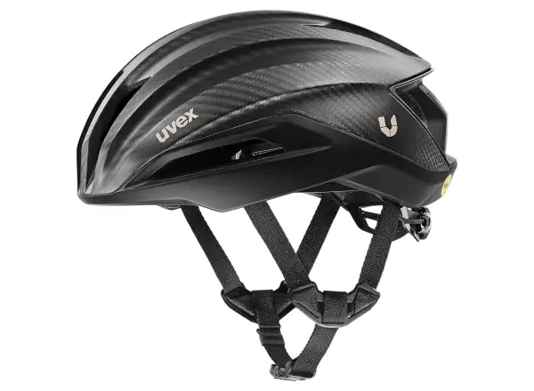 Uvex Ultimate Surge Carbon Mips road helmet All Black Matt