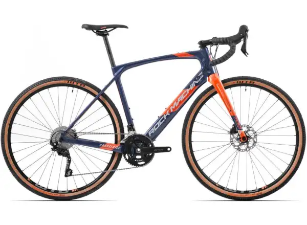 Rock Machine Gravelride CRB 700 gravel bike gloss dark blue/brick orange/silver