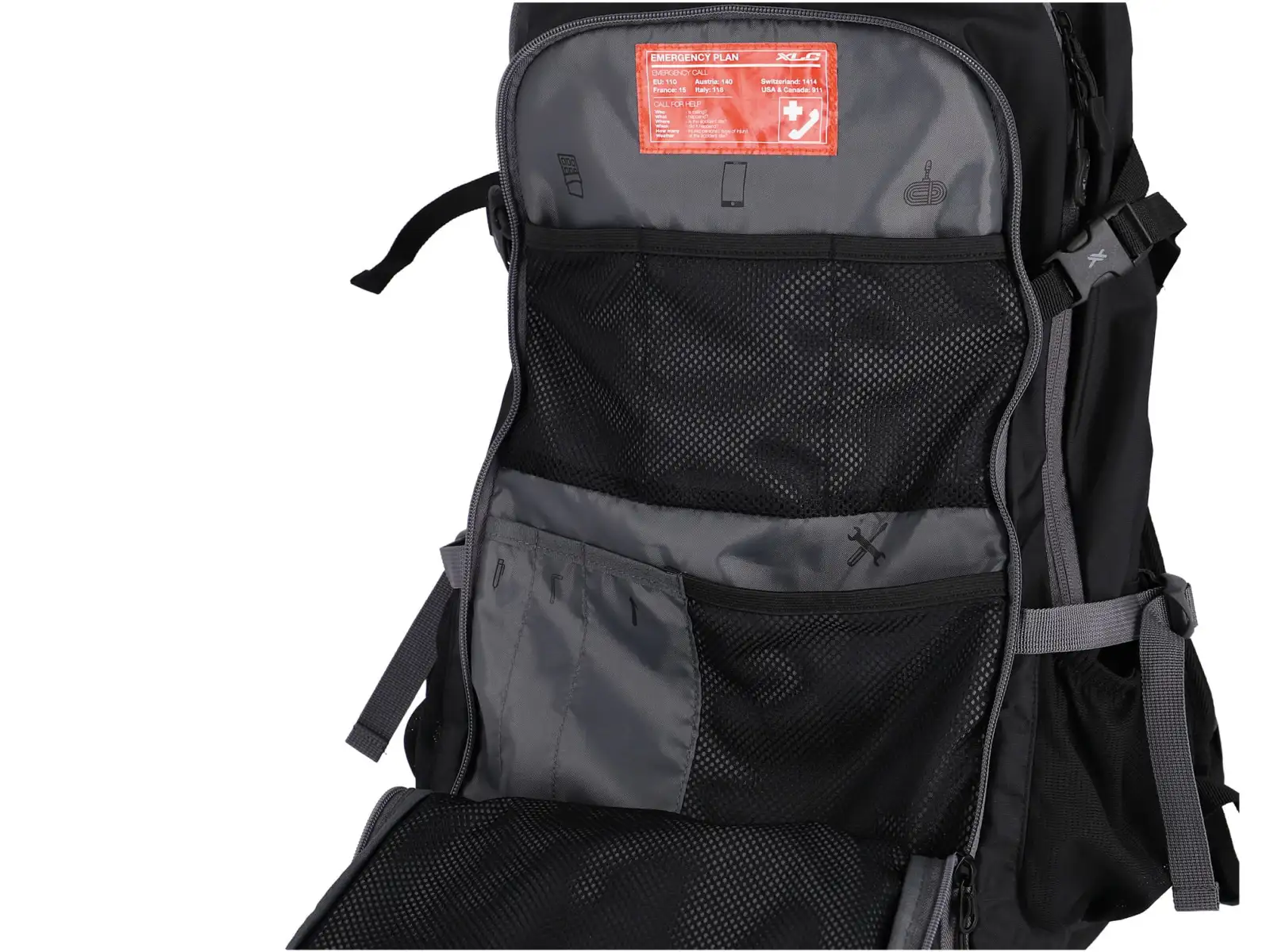 XLC BA-S98 E-Bike backpack 28 l Black/Grey