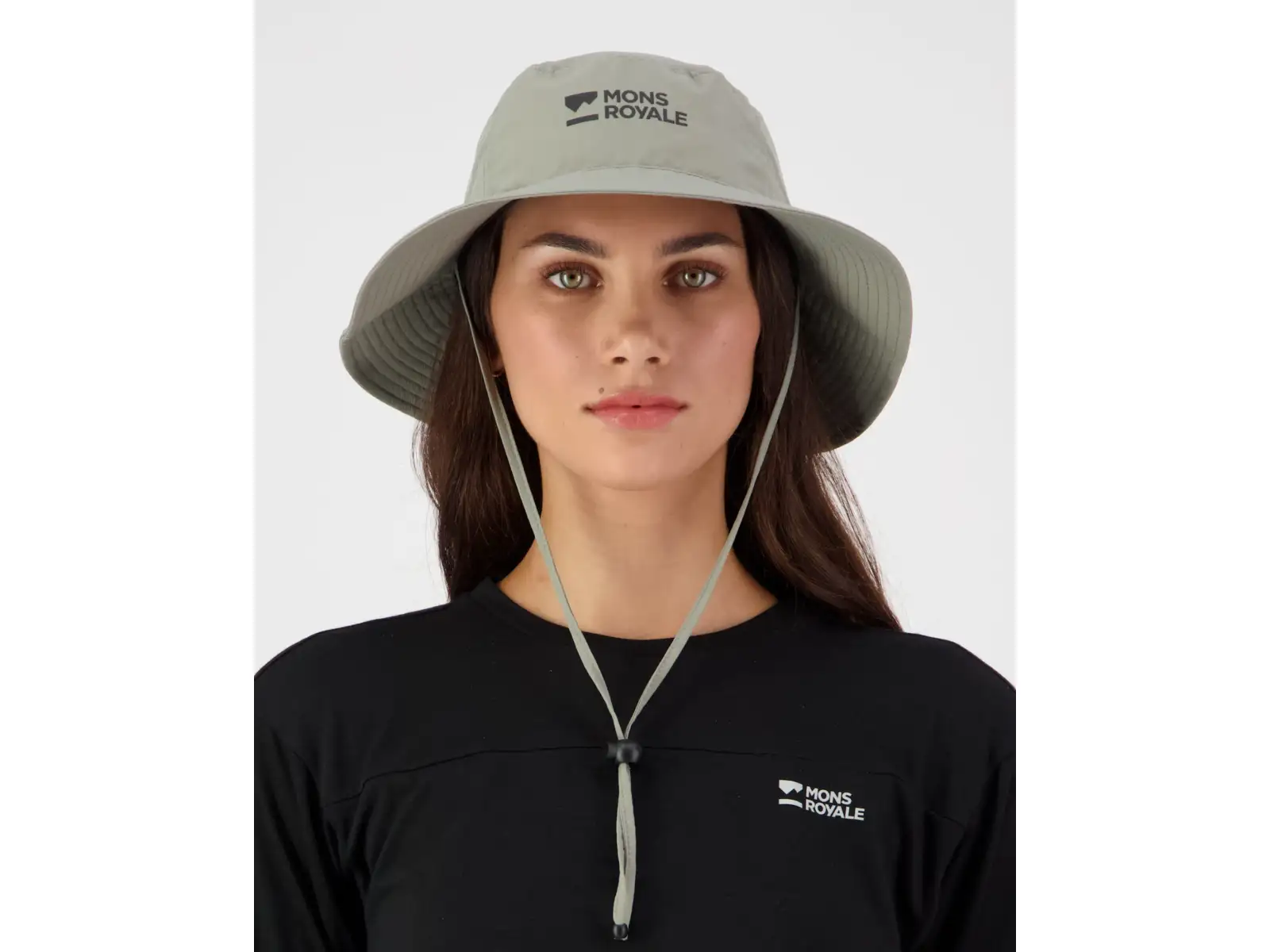 Mons Royale Velocity Bucket Hat hiking hat green