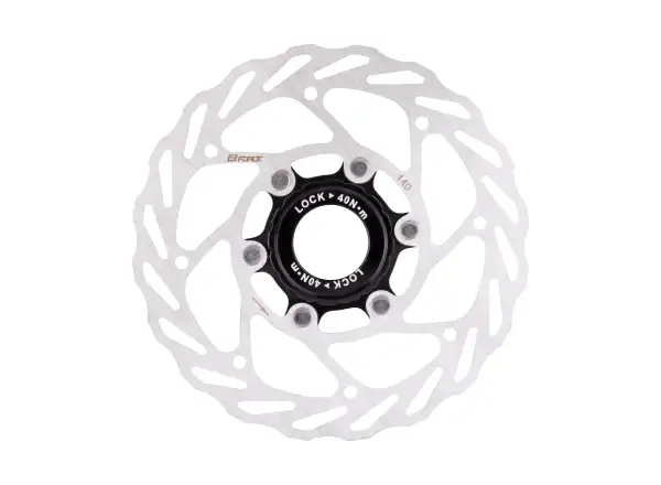 Force Center Lock 140 mm brake rotor silver