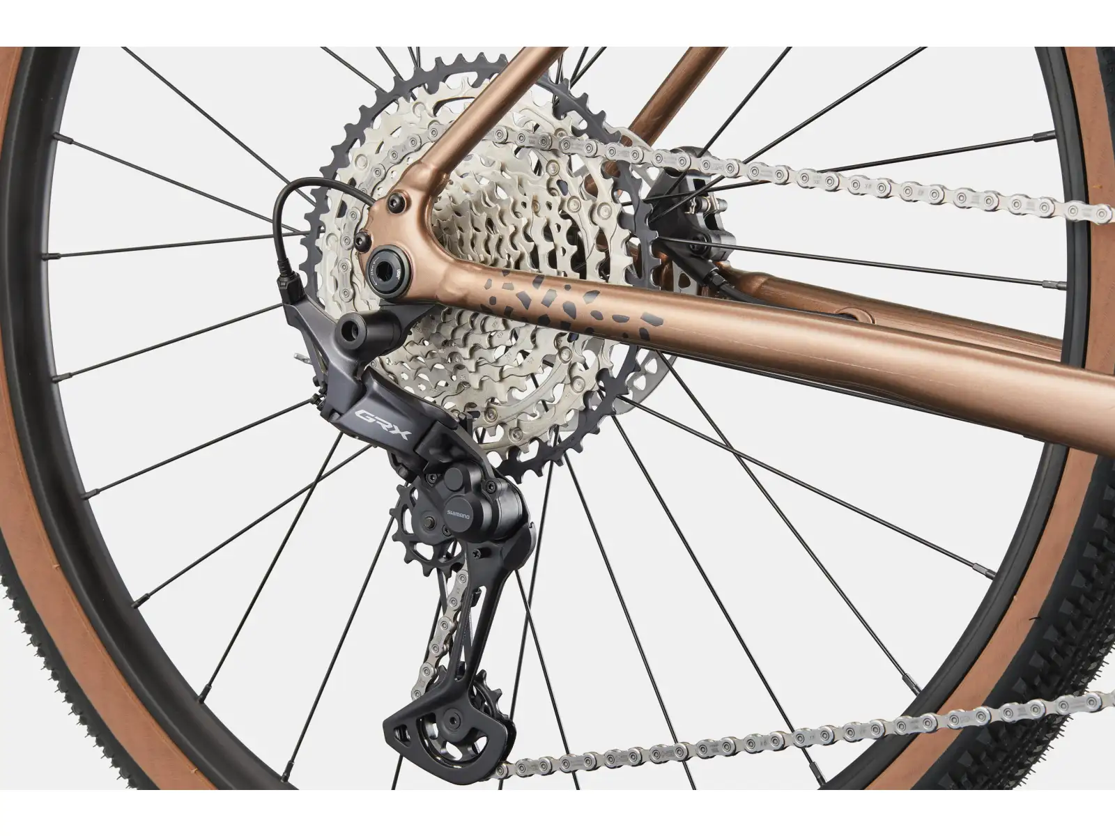 Cannondale Topstone CAAD 1 GRX 1X gravel bike Platinum Bronze