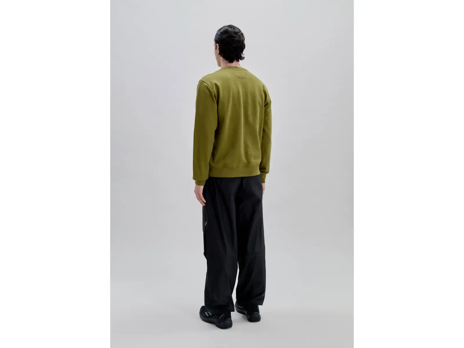 POC Crew sweatshirt Olivine Green/Hydrogen White