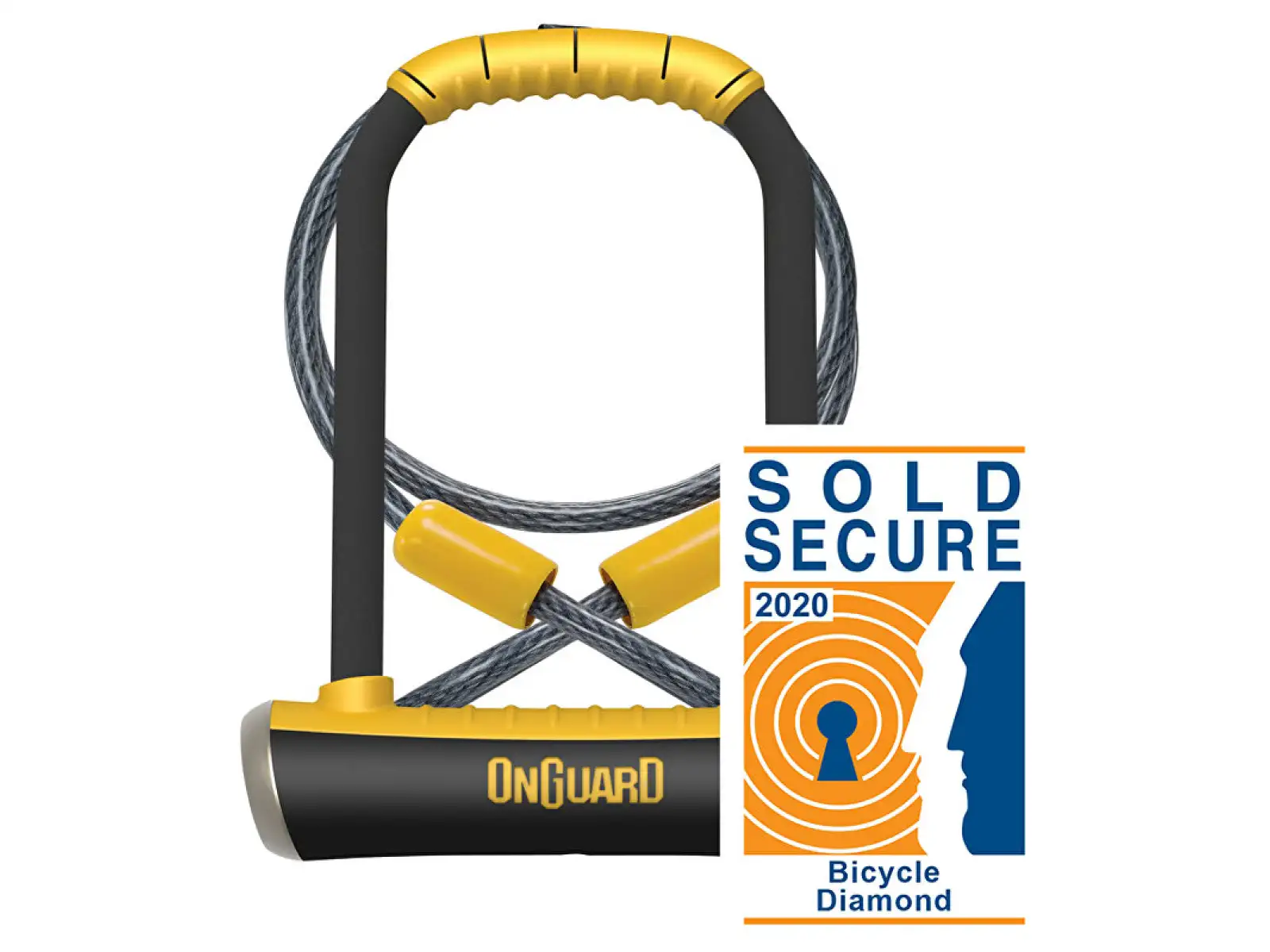 ONGUARD Pitbull U-lock 115×230×14 mm + cable 1200×10 mm